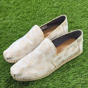 Women’s Canvas Toms - Pineapple Twill
